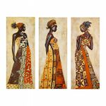 ΠΙΝΑΚΑΣ ΤΡΙΠΤΥΧΟ MDF AFRICAN STYLE WOMEN HM7204.03 60X0,3X50 εκ. - ΠΙΝΑΚΕΣ στο Milonadakis.gr