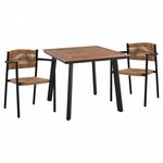 ΣΕΤ ΤΡΑΠΕΖΑΡΙΑ 3ΤΜΧ ΤΡΑΠΕΖΙ ΑΛΟΥΜΙΝΙΟΥ 80X80 & ΠΟΛΥΘΡΟΝΕΣ ΑΝΘΡΑΚΙ HM11444 - ΣΕΤ ΤΡΑΠΕΖΑΡΙΕΣ στο Milonadakis.gr