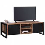 ΕΠΙΠΛΟ TV TURNER HM8189.11 ΜΕΤΑΛΛΟ & ΜΑΣΙΦ ΞΥΛΟ MANGO ΦΥΣΙΚΟ 160x45x51Υ εκ. - ΕΠΙΠΛΑ ΤΗΛΕΟΡΑΣΗΣ στο Milonadakis.gr