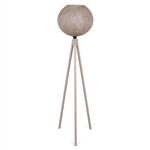 ΦΩΤΙΣΤΙΚΟ ΔΑΠΕΔΟΥ ΞΥΛΙΝΟ ΚΑΙ ΚΑΠΕΛΟ ΑΠΟ ΣΧΟΙΝΙ ΜΠΕΖ HM7376.01 Φ38x145Υ εκ. - ΦΩΤΙΣΤΙΚΑ ΔΑΠΕΔΟΥ στο Milonadakis.gr