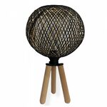 ΦΩΤΙΣΤΙΚΟ ΕΠΙΤΡΑΠΕΖΙΟ ΑΠΟ ΞΥΛΟ ΚΑΙ ΣΧΟΙΝΙ ΜΑΥΡΟ HM7378.01 Φ24x42Υ εκ. - ΕΠΙΤΡΑΠΕΖΙΑ ΦΩΤΙΣΤΙΚΑ στο Milonadakis.gr