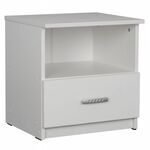 ΚΟΜΟΔΙΝΟ ADLER ΜΕΛΑΜΙΝΗΣ ΛΕΥΚΟ HM2431.03 45x40x48 εκ. - ΚΟΜΟΔΙΝΑ στο Milonadakis.gr