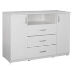 ΜΠΟΥΦΕΣ ΜΕ 2 ΝΤΟΥΛΑΠΙΑ Κ 3 ΣΥΡΤΑΡΙΑ ADLER ΛΕΥΚΟΣ HM2430.03 120X45X85Y εκ. - ΜΠΟΥΦΕΔΕΣ-ΚΟΝΣΟΛΕΣ στο Milonadakis.gr