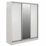 ΝΤΟΥΛΑΠΑ ΣΥΡΟΜΕΝΗ ADLER ΜΕΛΑΜΙΝΗΣ ΛΕΥΚΗ ΜΕ ΚΑΘΡΕΦΤΗ 3ΦΥΛΛΗ HM2461.03  183x60x220 εκ. - ΝΤΟΥΛΑΠΕΣ στο Milonadakis.gr