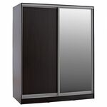 ΝΤΟΥΛΑΠΑ ΣΥΡΟΜΕΝΗ ADLER ΜΕΛΑΜΙΝΗΣ WENGE ΜΕ ΚΑΘΡΕΠΤΗ HM2437.02  180X60X210Υεκ. - ΝΤΟΥΛΑΠΕΣ στο Milonadakis.gr