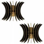 ΣΕΤ ΑΠΛΙΚΕΣ ΤΟΙΧΟΥ 2ΤΜΧ ΞΥΛΙΝΕΣ ΑΠΟ MDF ΜΑΥΡΟ HM7380.03 28x20x20Υ εκ. - ΑΠΛΙΚΕΣ ΤΟΙΧΟΥ στο Milonadakis.gr