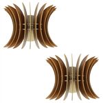 ΣΕΤ ΑΠΛΙΚΕΣ ΤΟΙΧΟΥ 2ΤΜΧ ΞΥΛΙΝΕΣ ΑΠΟ MDF ΚΑΡΥΔΙ HM7380.02 28x20x20Υ εκ. - ΑΠΛΙΚΕΣ ΤΟΙΧΟΥ στο Milonadakis.gr