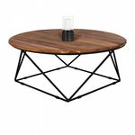 ΤΡΑΠΕΖΙ ΣΑΛΟΝΙΟΥ BERLIN HM8201.11 ΑΠΟ ΜΑΣΙΦ ΞΥΛΟ ΑΚΑΚΙΑΣ Φ90X36,5Υεκ. - ΤΡΑΠΕΖΑΚΙΑ ΣΑΛΟΝΙΟΥ στο Milonadakis.gr