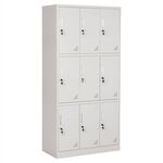 ΦΟΡΙΑΜΟΣ ΜΕΤΑΛΛΙΚΟΣ MALMOE HM5636.11 9 ΝΤΟΥΛΑΠΑΚΙΑ ΜΕ ΚΛΕΙΔΑΡΙΕΣ-ΓΚΡΙ 90x40x185Υεκ. - ΝΤΟΥΛΑΠΕΣ ΠΛΑΣΤΙΚΕΣ-ΜΕΤΑΛΛΙΚΕΣ στο Milonadakis.gr