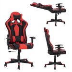 ΚΑΡΕΚΛΑ ΓΡΑΦΕΙΟΥ GAMING DOCKS HM1162.01 ΜΑΥΡΟ ΚΟΚΚΙΝΟ PU 67x70x130 εκ. - ΚΑΡΕΚΛΕΣ ΓΡΑΦΕΙΟΥ στο Milonadakis.gr