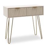 Κονσόλα Isla pakoworld χρώμα λευκό painting-χρυσό 80x39x74εκ - ΣΥΡΤΑΡΙΕΡΕΣ - ΤΟΥΑΛΕΤΕΣ στο Milonadakis.gr