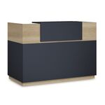 Γραφείο reception Lotus pakoworld σε χρώμα φυσικό - ανθρακί 180x70x110εκ - ΓΡΑΦΕΙΑ στο Milonadakis.gr