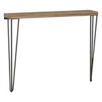 Κονσόλα Tetty pakoworld καρυδί-μαύρο 90x14x75εκ - ΣΥΡΤΑΡΙΕΡΕΣ - ΤΟΥΑΛΕΤΕΣ στο Milonadakis.gr