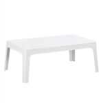 ΤΡΑΠΕΖΑΚΙ ΟΡΘΟΓΩΝΙΟ SLEEK HM6367.01 ΠΟΛΥΠΡΟΠΥΛΕΝΙΟ ΣΕ ΛΕΥΚΟ 99x59.5x39.5Υεκ. - ΤΡΑΠΕΖΙΑ ΕΞ. ΧΩΡΟΥ στο Milonadakis.gr