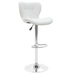 Σκαμπό μπαρ Coozy pakoworld pu σε λευκό χρώμα σκελετός χρωμίου - ΣΚΑΜΠΟ ΜΠΑΡ στο Milonadakis.gr