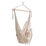 Αιώρα-κούνια κάθισμα Ambition pakoworld ύφασμα μπεζ 100x80x130εκ - ΚΟΥΝΙΕΣ - ΦΩΛΙΕΣ στο Milonadakis.gr