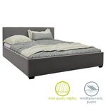 Κρεβάτι Norse pakoworld ύφασμα ανθρακί ματ με αποθηκευτικό χώρο 160x200εκ - ΚΡΕΒΑΤΙΑ στο Milonadakis.gr