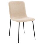 Καρέκλα Gratify pakoworld ύφασμα μπουκλέ εκρού-πόδι μαύρο - ΚΑΡΕΚΛΕΣ - ΠΟΛΥΘΡΟΝΕΣ ΕΣ. στο Milonadakis.gr