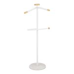 Καλόγερος ρούχων Jolma pakoworld μέταλλο-ξύλο σε λευκή απόχρωση Φ30x111εκ - ΚΑΛΟΓΕΡΟΙ - ΚΡΕΜΑΣΤΡΕΣ στο Milonadakis.gr