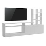 Σύνθετο σαλονιού Seruno pakoworld σε λευκή απόχρωση 170x25x100εκ - ΣΥΝΘΕΣΕΙΣ ΣΑΛΟΝΙΟΥ στο Milonadakis.gr