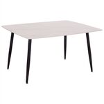 ΤΡΑΠΕΖΙ RAVEN HM18149.01 ΚΕΡΑΜΙΚΟ TOP ΜΕ ΟΨΗ ΛΕΥΚΟ ΜΑΡΜΑΡΟ 140x80x74Υεκ. - ΤΡΑΠΕΖΙΑ ΚΟΥΖΙΝΑΣ στο Milonadakis.gr