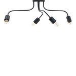 Φωτιστικό οροφής πολύφωτο Luchter pakoworld Ε27 μέταλλο μάυρο 60x60x15εκ - ΦΩΤΙΣΤΙΚΑ ΟΡΟΦΗΣ στο Milonadakis.gr