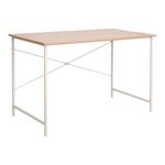 Γραφείο εργασίας Senzia pakoworld σε φυσική απόχρωση με λευκό μέταλλο 120x60x75εκ - ΓΡΑΦΕΙΑ στο Milonadakis.gr