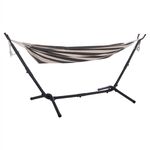 ΑΙΩΡΑ CRAVE HM6304.03 ΑΝΘΡΑΚΙ ΜΕΤΑΛ. ΣΚΕΛΕΤΟΣ--ΜΠΛΕ ΠΑΝΙ ΜΕ ΛΕΥΚΗ ΡΙΓΑ 265x93x105Υεκ - ΚΟΥΝΙΕΣ - ΦΩΛΙΕΣ στο Milonadakis.gr