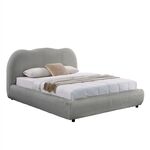 ΚΡΕΒΑΤΙ ΔΙΠΛΟ ΜΕ ΑΠΟΘ.ΧΩΡΟ KALLY HM729.01 ΓΚΡΙ FEAUX FUR ΥΦΑΣΜΑ--ΣΤΡΩΜΑ 160x200εκ - ΚΡΕΒΑΤΙΑ στο Milonadakis.gr