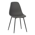 Καρέκλα Ballen pakoworld pp μαύρο με ανθρακί μεταλλικά πόδια 41.5x53x84.5εκ - ΚΑΡΕΚΛΕΣ - ΠΟΛΥΘΡΟΝΕΣ ΕΣ. στο Milonadakis.gr