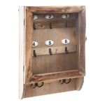 Κλειδοθήκη τοίχου Keledy pakoworld ξύλο ελάτου σε φυσική απόχρωση 26.4x8x38εκ - ΚΑΛΟΓΕΡΟΙ - ΚΡΕΜΑΣΤΡΕΣ στο Milonadakis.gr