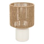 Επιτραπέζιο φωτιστικό Leyda pakoworld κεραμικό σε λευκή-φυσική απόχρωση Φ16x24εκ - ΕΠΙΤΡΑΠΕΖΙΑ ΦΩΤΙΣΤΙΚΑ στο Milonadakis.gr