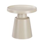 Βοηθητικό τραπέζι Ginoze Inart μέταλλο σε cappuccino απόχρωση Φ50x48.5εκ - ΒΟΗΘΗΤΙΚΑ ΤΡΑΠΕΖΑΚΙΑ στο Milonadakis.gr