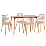 ΣΕΤ ΤΡΑΠΕΖΑΡΙΑΣ 5ΤΜΧ VANESSA HM21181 MDF TOP ΣΕ ΦΥΣΙΚΟ-ΣΚΕΛΕΤΟΣ ΣΕ ΦΥΣΙΚΟ - ΤΡΑΠΕΖΑΡΙΕΣ στο Milonadakis.gr