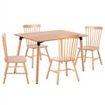 ΣΕΤ ΤΡΑΠΕΖΑΡΙΑΣ 5ΤΜΧ LUCIEN HM21183 MDF TOP & ΞΥΛΟ ΟΞΙΑΣ ΣΕ ΦΥΣΙΚΟ ΧΡΩΜΑ - ΤΡΑΠΕΖΑΡΙΕΣ στο Milonadakis.gr