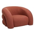 Πολυθρόνα Lexy pakoworld ύφασμα σε κεραμιδί απόχρωση 100x89.5x60εκ - ΚΑΡΕΚΛΕΣ - ΠΟΛΥΘΡΟΝΕΣ ΕΣ. στο Milonadakis.gr