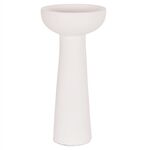 ΕΠΙΤΡΑΠΕΖΙΟ ΔΙΑΚΟΣΜΗΤΙΚΟ ΒΑΖΟ LEKKAN HM4664.02L ΤΕΡΑΚΟΤΑ ΣΕ ΛΕΥΚΟ--Φ18x38Υεκ. - ΑΝΤΙΚΕΙΜΕΝΑ στο Milonadakis.gr