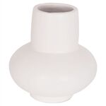 ΕΠΙΤΡΑΠΕΖΙΟ ΔΙΑΚΟΣΜΗΤΙΚΟ ΒΑΖΟ LEMA HM4664.02S ΤΕΡΑΚΟΤΑ ΣΕ ΛΕΥΚΟ--Φ22x22Υεκ. - ΑΝΤΙΚΕΙΜΕΝΑ στο Milonadakis.gr