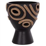 ΕΠΙΤΡΑΠΕΖΙΟ ΔΙΑΚΟΣΜΗΤΙΚΟ ΒΑΖΟ DEAN HM4678.01 ΤΕΡΑΚΟΤΑ ΣΕ ΜΑΥΡΟ--Φ23x29Υεκ. - ΑΝΤΙΚΕΙΜΕΝΑ στο Milonadakis.gr