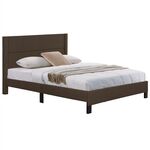 ΚΡΕΒΑΤΙ TRILLOP HM666.13 ΚΑΦΕ ΥΦΑΣΜΑ ΓΙΑ ΣΤΡΩΜΑ 160X200εκ. - ΚΡΕΒΑΤΙΑ στο Milonadakis.gr