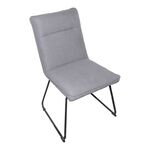Καρέκλα Essential pakoworld ύφασμα γκρι-πόδι μάυρο μεταλλικό 54x59x89εκ - ΚΑΡΕΚΛΕΣ - ΠΟΛΥΘΡΟΝΕΣ ΕΣ. στο Milonadakis.gr
