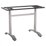 ΒΑΣΗ ΤΡΑΠΕΖΙΟΥ ΜΕΤΑΛΛΙΚΗ ΔΙΠΛΗ HM461.13 ΧΡΩΜΙΟΥ ΜΕ ΡΕΓΟΥΛΑΤΟΡΟΥΣ 100x60x73Υεκ. - ΒΑΣΕΙΣ ΤΡΑΠΕΖΙΩΝ στο Milonadakis.gr