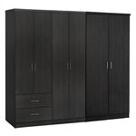 ΝΤΟΥΛΑΠΑ 6ΦΥΛΛΗ BLAKELY HM21235.01 ΜΕΛΑΜΙΝΗ ΧΡΩΜΑ ZEBRANO 201x43x181Υεκ - ΝΤΟΥΛΑΠΕΣ στο Milonadakis.gr