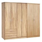 ΝΤΟΥΛΑΠΑ 6ΦΥΛΛΗ BLAKELY HM21235.02 ΜΕΛΑΜΙΝΗ ΧΡΩΜΑ SONAMA 201x43x181Υεκ - ΝΤΟΥΛΑΠΕΣ στο Milonadakis.gr