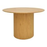 Τραπέζι Karulo pakoworld mdf σε sonoma απόχρωση Φ120x76εκ - ΤΡΑΠΕΖΙΑ ΚΟΥΖΙΝΑΣ στο Milonadakis.gr