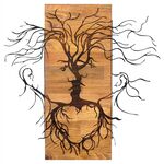 ΔΙΑΚΟΣΜΗΤΙΚΟ ΤΟΙΧΟΥ FACES HM4807-ΦΥΛΛΑ ΜΕΤΑΛΛΟΥ ΜΑΥΡΑ-ΞΥΛΟ 60x3(βάθος)x57,5Υεκ. - ΔΙΑΚΟΣΜΗΤΙΚΑ ΤΟΙΧΟΥ στο Milonadakis.gr