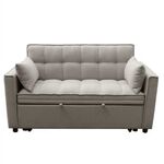 ΚΑΝΑΠΕΣ ΚΡΕΒΑΤΙ 2-ΘΕΣΙΟΣ BORG HM3289.03 ΜΠΕΖ ΥΦΑΣΜΑ 142x94x78Υεκ - ΚΑΝΑΠΕΔΕΣ-ΣΑΛΟΝΙΑ στο Milonadakis.gr