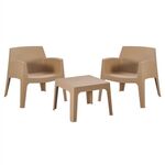 ΣΕΤ LOUNGE 3ΤΜΧ SLEEK HM21274.03 ΚΑΠΟΥΤΣΙΝΟ ΠΟΛΥΠΡΟΠΥΛΕΝΙΟ - ΣΕΤ ΣΑΛΟΝΙΑ στο Milonadakis.gr