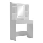 Τουαλέτα κρεβατοκάμαρας Efilia pakoworld με led σε λευκή απόχρωση 90x40x145εκ - ΣΥΡΤΑΡΙΕΡΕΣ - ΤΟΥΑΛΕΤΕΣ στο Milonadakis.gr