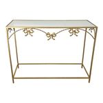 Κονσόλα Frensia Inart μέταλλο σε χρυσή απόχρωση 100x30x80εκ - ΣΥΡΤΑΡΙΕΡΕΣ - ΤΟΥΑΛΕΤΕΣ στο Milonadakis.gr